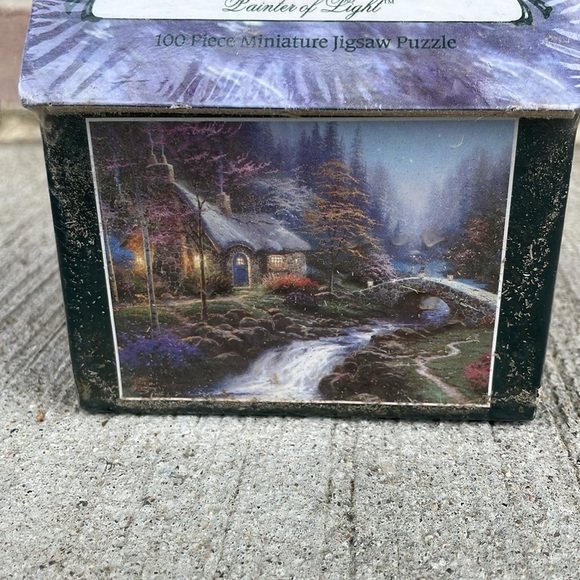 Thomas Kinkade 100 piece jigsaw puzzle NEW Sealed English Cottage Garden - Picture 3 of 3